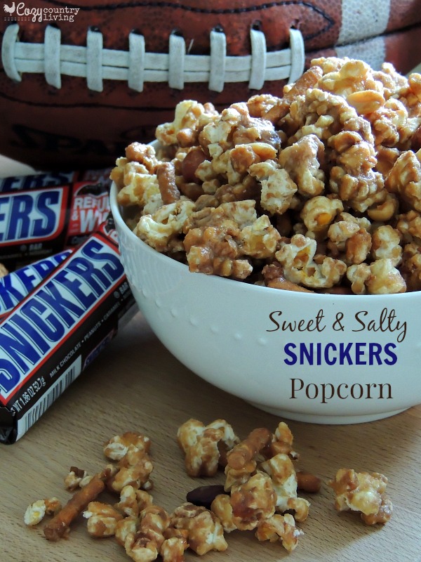 snickers popcorn
