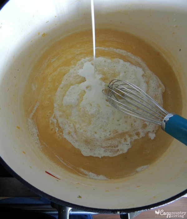 Making a Roux for the Cheese Soup